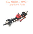 2-MNMODEL-MN91-rc-car-Upgrade-Parts-Metal-Front-Axle-Assembly-Red