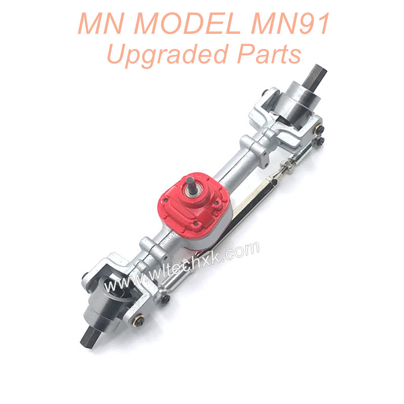 2-MNMODEL-MN91-rc-car-Upgrade-Parts-Metal-Front-Axle-Assembly-Silver