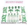 WLTOYS 104002 Swing Arm kit Upgrade 1/10 brushless 4WD Brushless 60km/h RC Car green