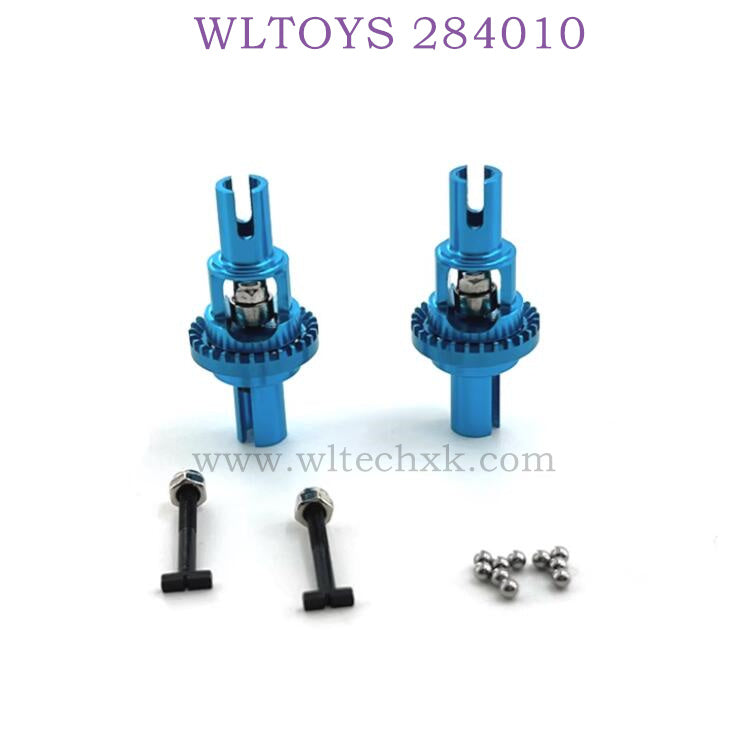 Upgrade parts of WLTOYS 284010 RC Car Differential Gear Kit blue