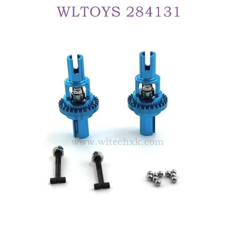 WLTOYS 284131 1/28 RC Car Upgrade Parts Differential Gear Kit blue