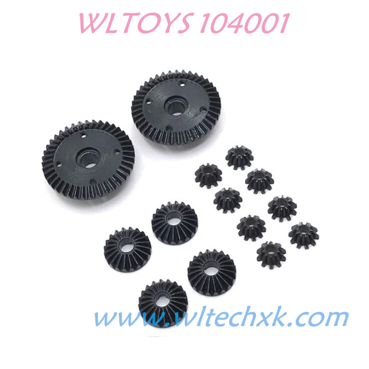 WLTOYS 104001 RC Racing Car Differential Gear Upgrade