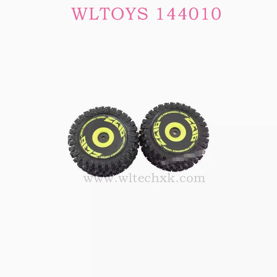 Original WLTOYS 144010 RC Car Parts 2000 Front Wheels