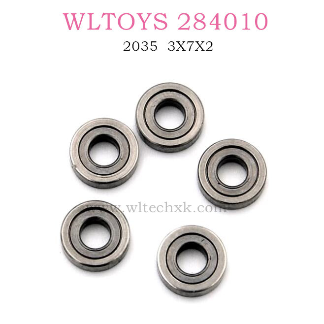 Original parts of WLTOYS 284010 RC Car 2035 3X7X2 Bearing Set K989-08