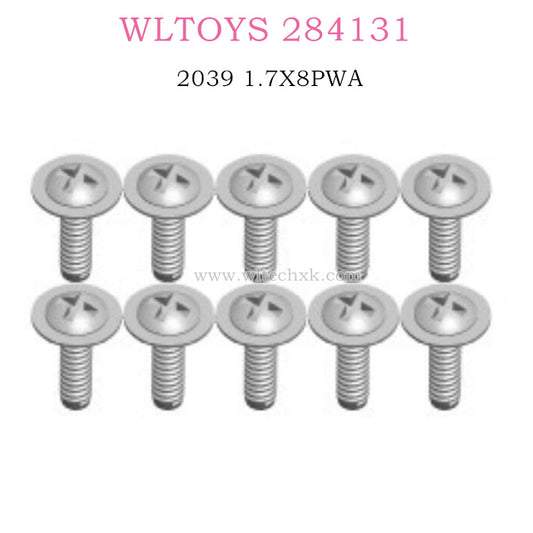 WLTOYS 284131 1/28 RC Car Original parts 2039 Screws set 1.7X8PWA