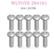 WLTOYS 284161 1/28 RC Car Original parts 2041 Cross round head self tapping screws 2X7PB D3.5