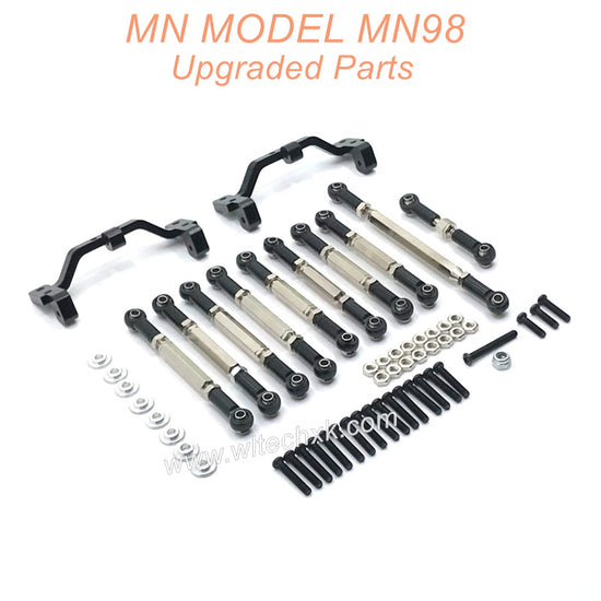 21-MN-MODEL-MN98-D98-Upgrades-Parts-Connect-Rods-and-Fixing-Seat-Black