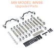 21-MN-MODEL-MN98-D98-Upgrades-Parts-Connect-Rods-and-Fixing-Seat-Silver