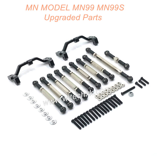 21-MN-MODEL-MN99-MN99S-Upgrades-Parts-Connect-Rods-and-Fixing-Seat-Black