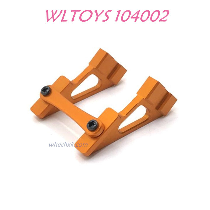 WLTOYS 104002 Tail Support Frame Upgrade 1/10 brushless 4WD Brushless 60km/h RC Car yellow