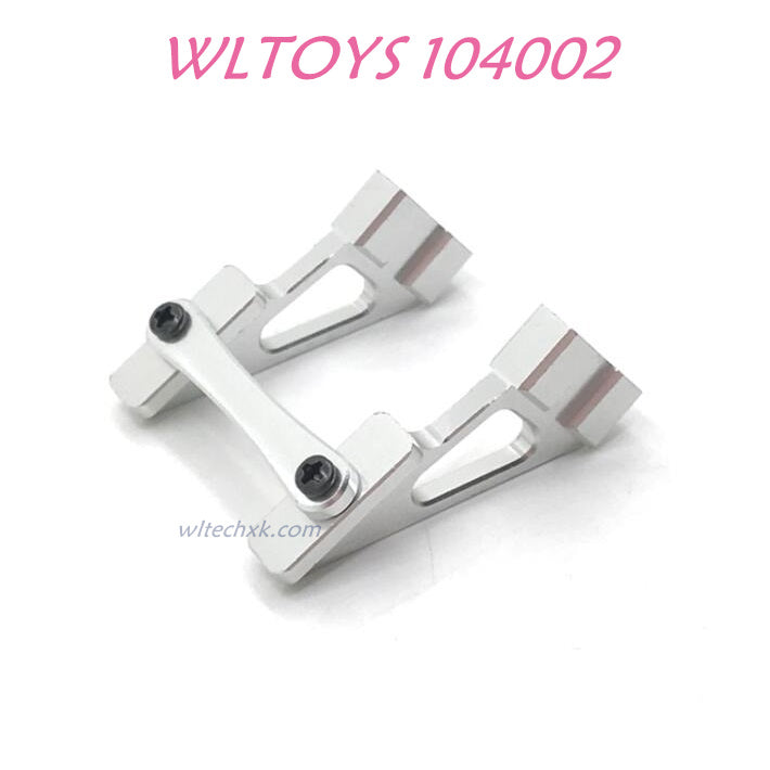 WLTOYS 104002 Tail Support Frame Upgrade 1/10 brushless 4WD Brushless 60km/h RC Car silver