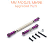 22-MN-MN-MODEL-MN98-D98-Upgrades-Parts-Steering-and-Servo-Connect-Rods-Purple