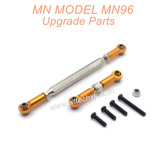 22-MN-MODEL-MN96-Upgrades-Parts-Steering-and-Servo-Connect-Rods-Gold