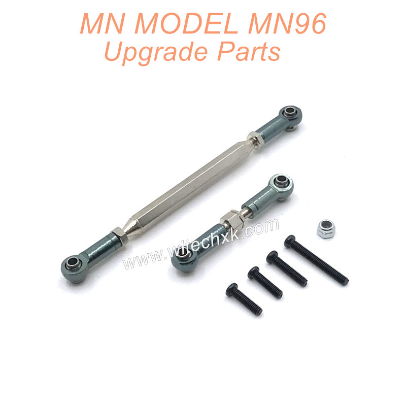 22-MN-MODEL-MN96-Upgrades-Parts-Steering-and-Servo-Connect-Rods-Titanium