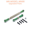 22-MN-MODEL-MN98-D98-Upgrades-Parts-Steering-and-Servo-Connect-Rods-Green