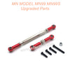 22-MN-MODEL-MN99-MN99S-Upgrades-Parts-Steering-and-Servo-Connect-Rods-Red