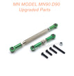 22-MNMODEL-MN90-D90-rc-car-Upgrades-Parts-Steering-and-Servo-Connect-Rods-Green