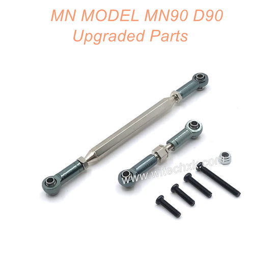 22-MNMODEL-MN90-D90-rc-car-Upgrades-Parts-Steering-and-Servo-Connect-Rods-Titanium