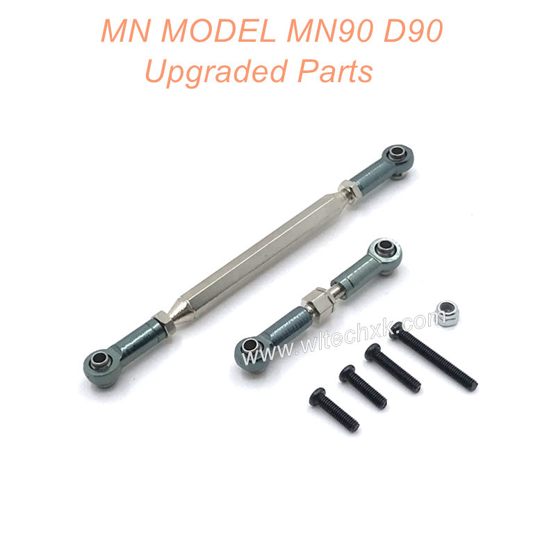 22-MNMODEL-MN90-D90-rc-car-Upgrades-Parts-Steering-and-Servo-Connect-Rods-Titanium