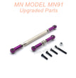 22-MNMODEL-MN91-rc-car-Upgrades-Parts-Steering-and-Servo-Connect-Rods-Purple