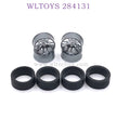 WLTOYS 284131 1/28 RC Car Upgrade Parts Metal Hub and Tire titanium