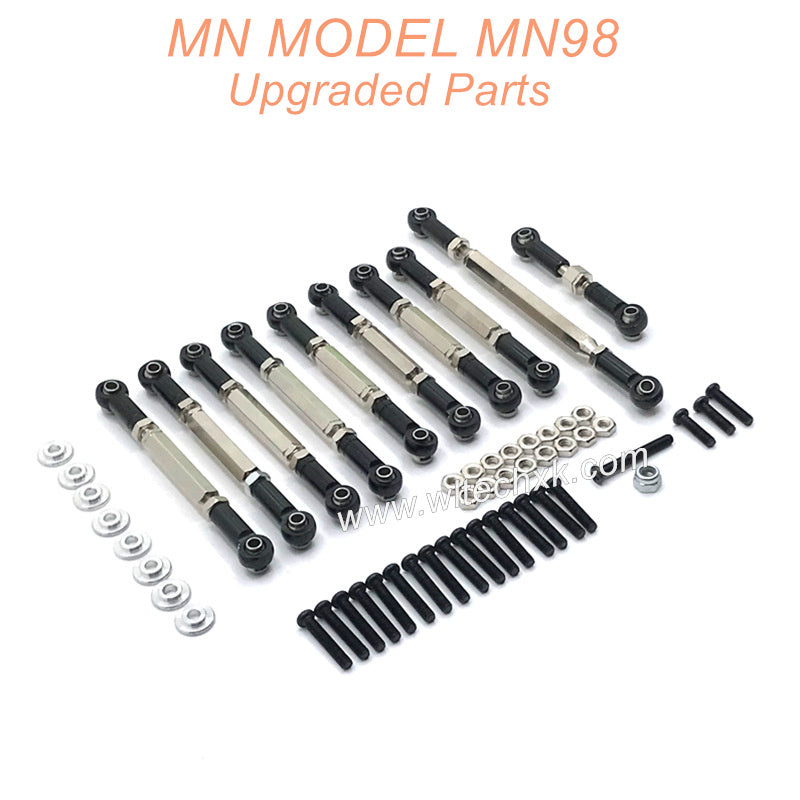 23-MN-MODEL-MN-MODEL-MN98-D98-Upgrades-Parts-Connect-Rods-Black