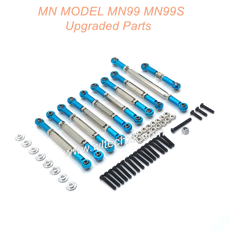 23-MN-MODEL-MN99-MN99S-Upgrades-Parts-Connect-Rods-Blue