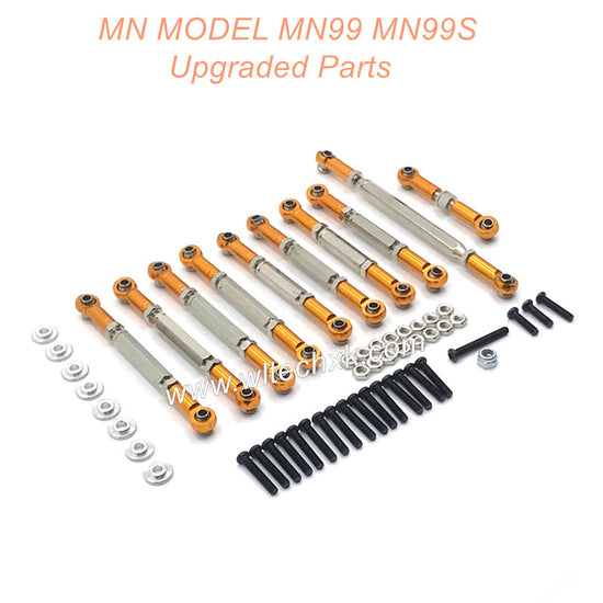 23-MN-MODEL-MN99-MN99S-Upgrades-Parts-Connect-Rods-Gold