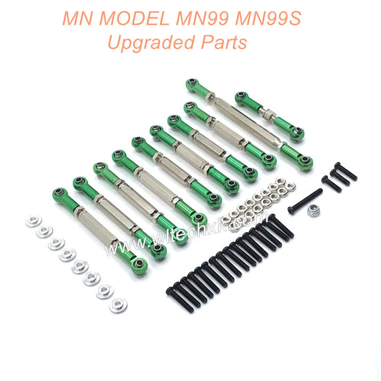 23-MN-MODEL-MN99-MN99S-Upgrades-Parts-Connect-Rods-Green