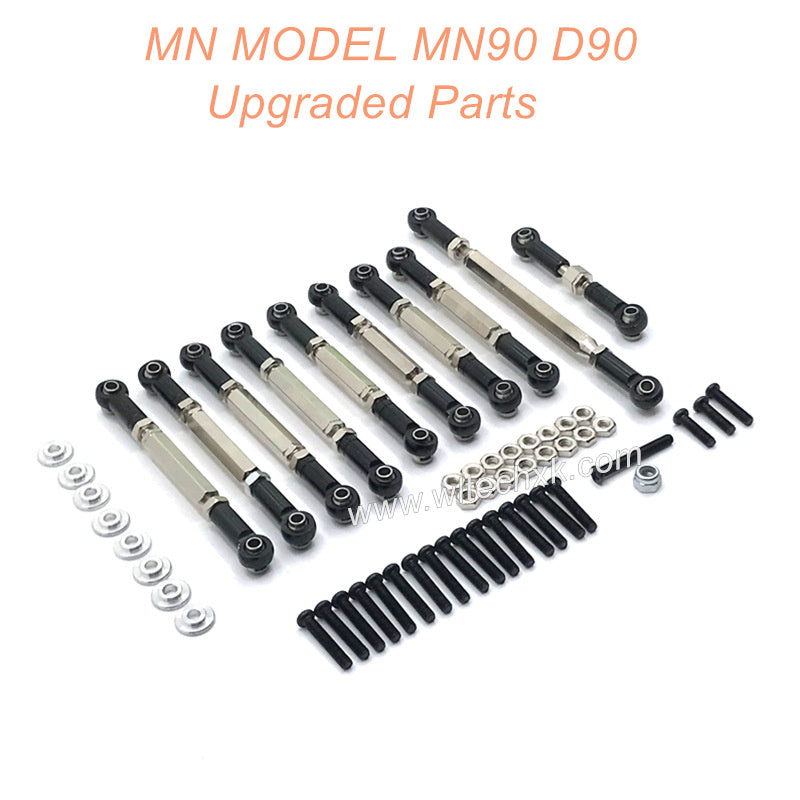 23-MNMODEL-MN90-D90-rc-car-Upgrades-Parts-Connect-Rods-Black