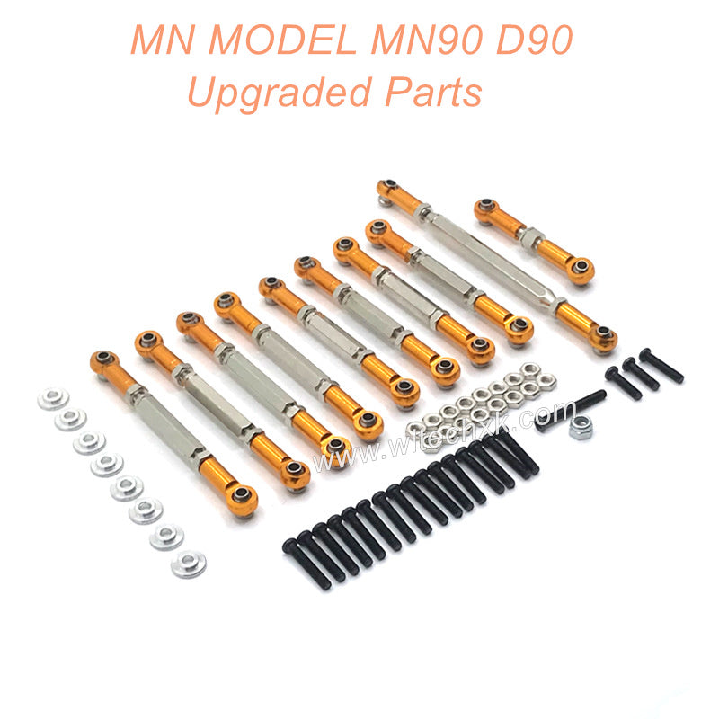 23-MNMODEL-MN90-D90-rc-car-Upgrades-Parts-Connect-Rods-Gold