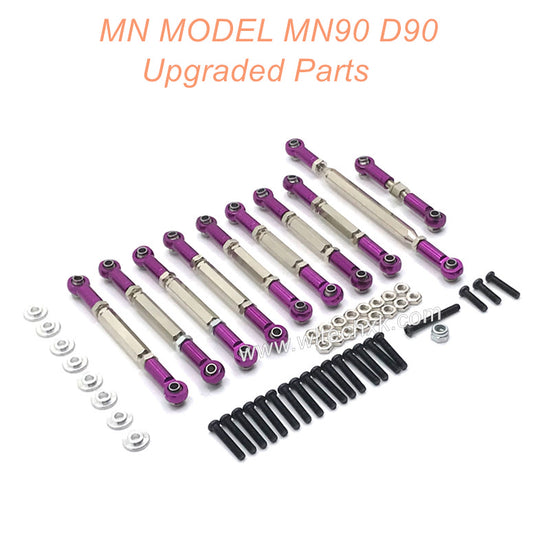 23-MNMODEL-MN90-D90-rc-car-Upgrades-Parts-Connect-Rods-Purple