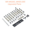 23-MNMODEL-MN90-D90-rc-car-Upgrades-Parts-Connect-Rods-Silver