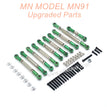 23-MNMODEL-MN91-rc-car-Upgrades-Parts-Connect-Rods-Green