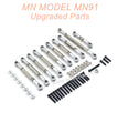 23-MNMODEL-MN91-rc-car-Upgrades-Parts-Connect-Rods-Silver