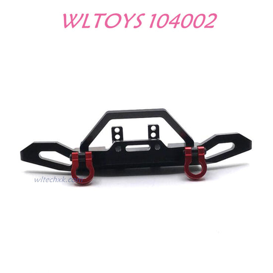 WLTOYS 104002 Front Bumper Upgrade 1/10 brushless 4WD Brushless 60km/h RC Car black