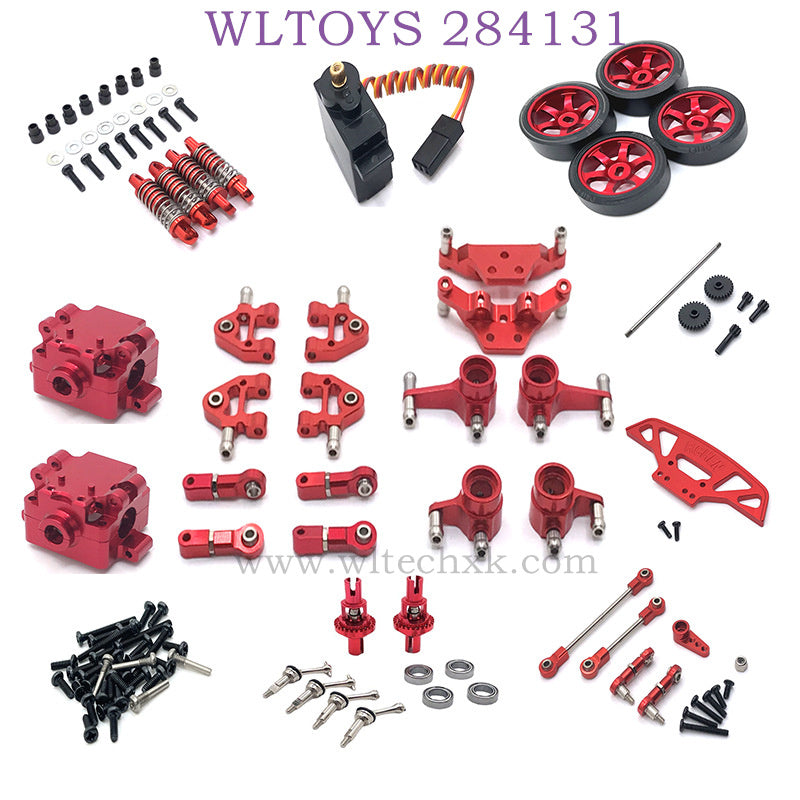 WLTOYS 284131 1/28 RC Car Upgrade Parts List red