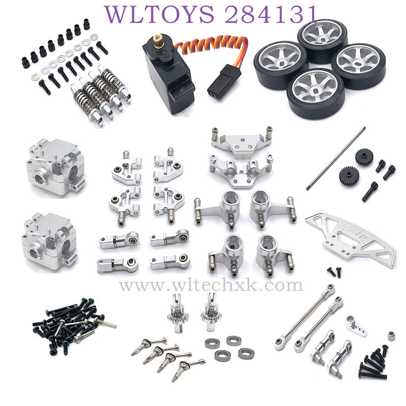 WLTOYS 284131 1/28 RC Car Upgrade Parts List silver