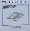 WLTOYS 104016 RC Car Original Parts 2496 Roof Group