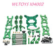 WLTOYS 104002 Metal Kit Upgrade 1/10 brushless 4WD Brushless 60km/h RC Car green