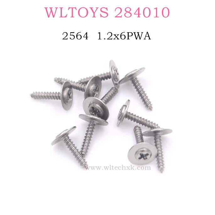 WLTOYS 284010 Original part 2564 1.2x6PWA W4.5 Screw