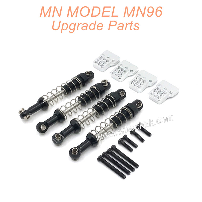 26-MN-MODEL-MN96-Upgrades-Parts-Metal-Shock-and-Seat-Black  