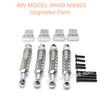 26-MN-MODEL-MN99-MN99S-Upgrades-Parts-Metal-Shock-and-Seat-Silver-1 