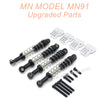 26-MNMODEL-MN91-rc-car-Upgrades-Parts-Metal-Shock-and-Seat-Black  