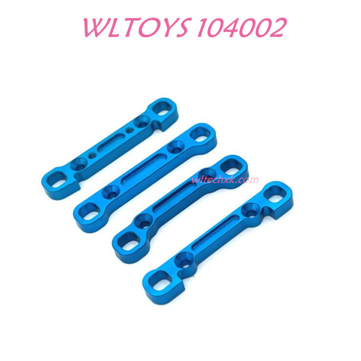 WLTOYS 104002 Front and Read Connect Arm Upgrade 1/10 brushless 4WD Brushless 60km/h RC Car blue