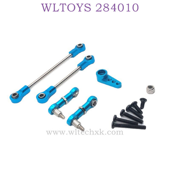 Upgrade parts of WLTOYS 284010 RC Car Connect Rod Servo Rod blue