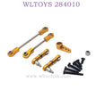 Upgrade parts of WLTOYS 284010 RC Car Connect Rod Servo Rod gold