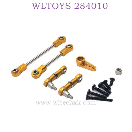 Upgrade parts of WLTOYS 284010 RC Car Connect Rod Servo Rod gold