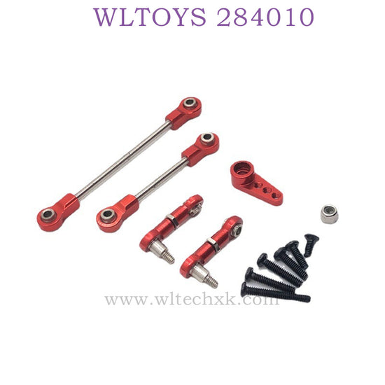 Upgrade parts of WLTOYS 284010 RC Car Connect Rod Servo Rod red