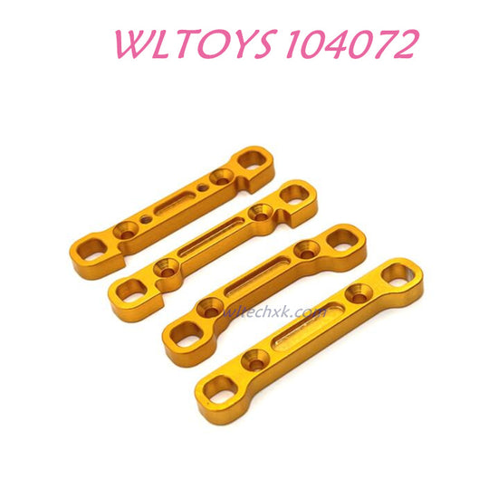 Upgrade part of WLTOYS 104072 Front and Read Connect Arm 1/10 4WD 2.4Ghz 60km/h RC Car RTR yellow